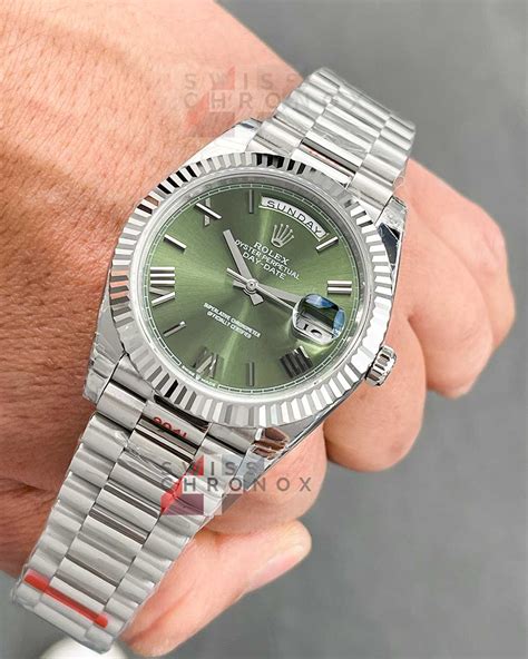 rolex 228239 green dials|rolex oyster perpetual day date.